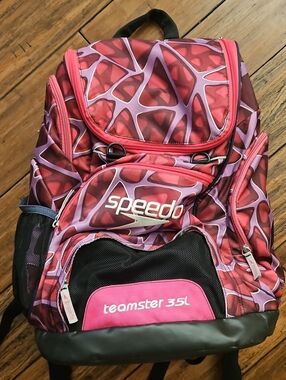 Speedo Pink Teamster Backpack 35L